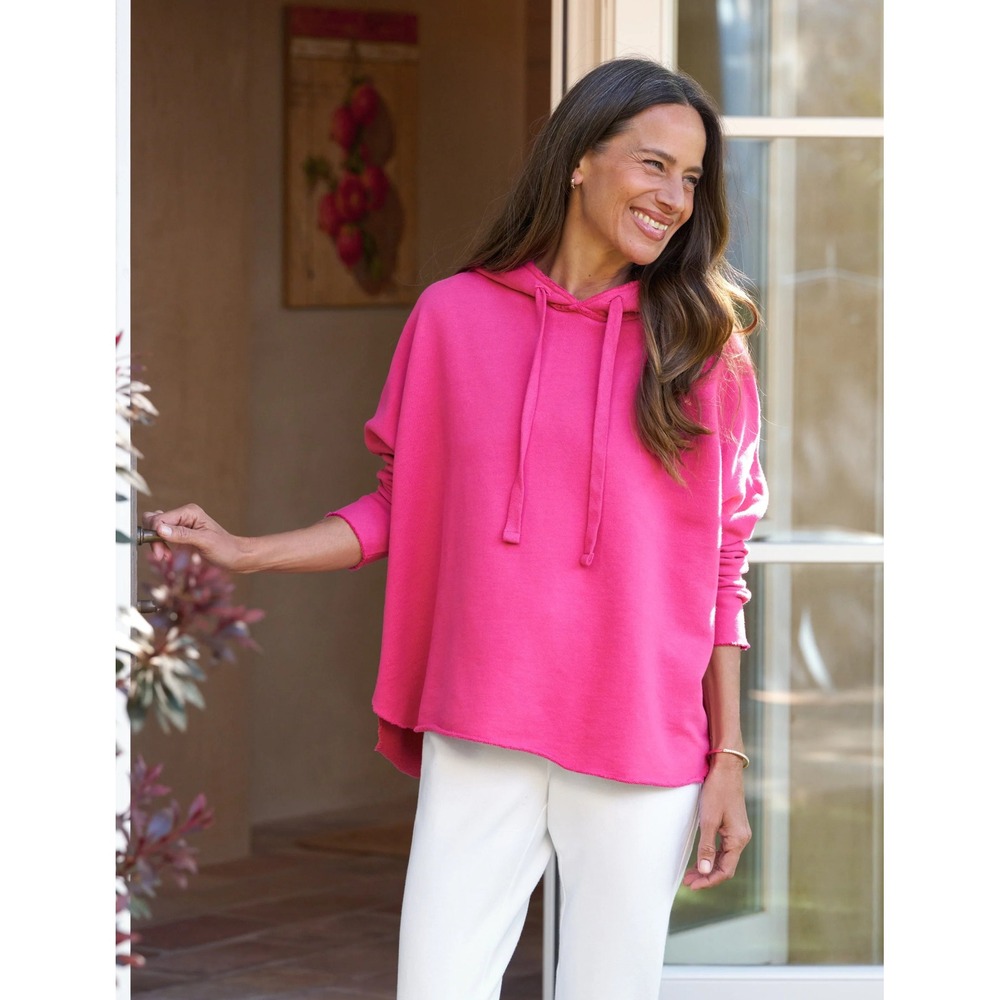 Frank & Eileen Kane Capelet Hoodie Rose Hot PInk Small
